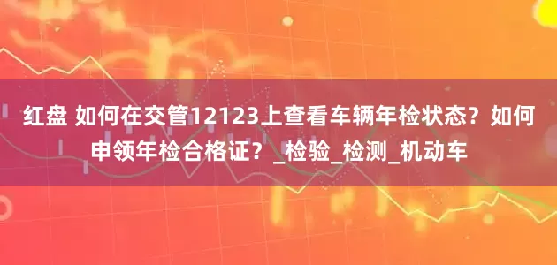 红盘 如何在交管12123上查看车辆年检状态？如何申领年检合格证？_检验_检测_机动车
