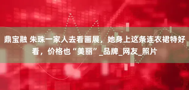 鼎宝融 朱珠一家人去看画展，她身上这条连衣裙特好看，价格也“美丽”_品牌_网友_照片