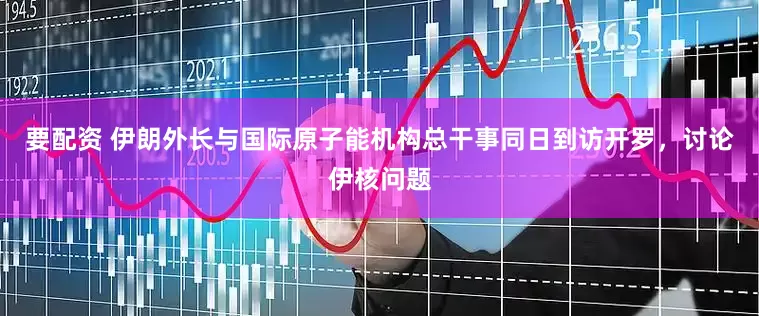 要配资 伊朗外长与国际原子能机构总干事同日到访开罗，讨论伊核问题